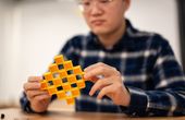 With a single paper sheet, engineers make dancing structures that direct light and sound